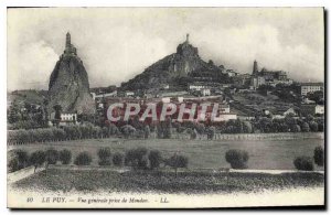 Old Postcard Le Puy General view taken from Mondon