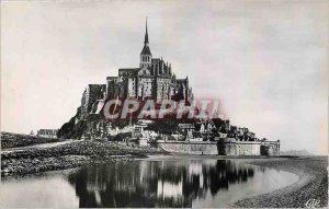 Modern Postcard Mont St Michel Cote Sud View taken in the East of the Dam