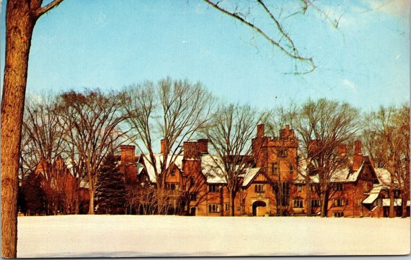 Stan Hywet Hall Portage Path Akron Ohio Historic Landmark Chrome Postcard 