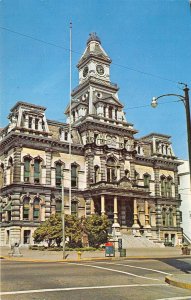 Zanesville Ohio 1960s Postcard Muskingum County Court House