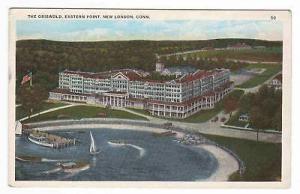 The Griswold Eastern Point New London Connecticut 1920c postcard