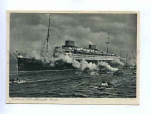 190920 GERMANY ship EUROPA Vintage postcard