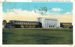 USA Administration Building Chicago World's Fair Vintage Postcard 07.58