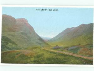 The Study Glenco Mountains Road London Scarborough  Postcard # 6774