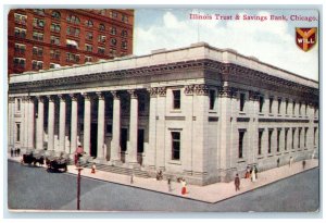 c1910 Illinois Trust & Savings Bank Chicago Illinois IL Antique Postcard