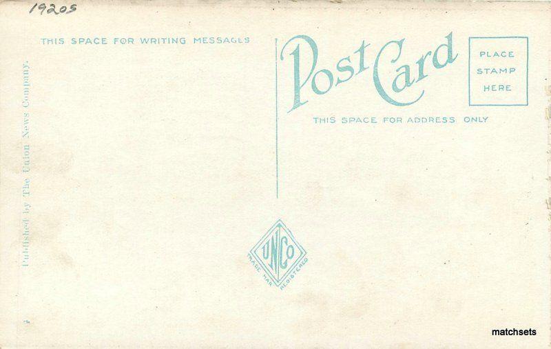 1920s Ocean Grove New Jersey Fletcher Lake Union News postcard 9708
