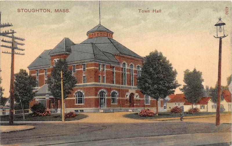 Massachusetts Stoughton  Town Hall