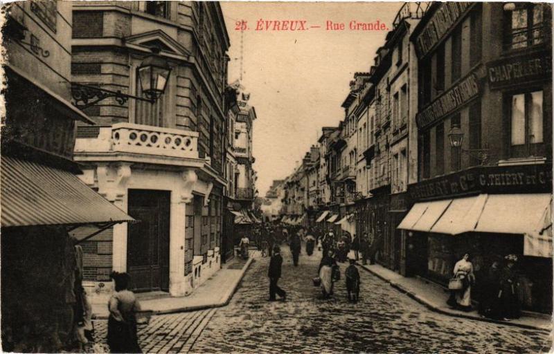 CPA ÉVREUX - Rue Grande (129107)