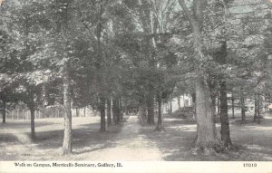 Godfrey Illinois Monticello Seminary Campus Vintage Postcard AA35934