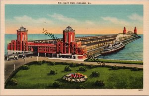 Navy Pier Chicago IL Postcard PC302