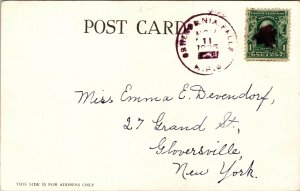 Postcard NY Ontario Masonic Temple 1905 fair dates