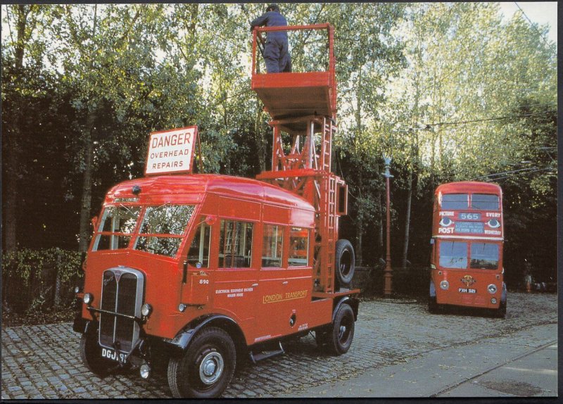 Road Transport Postcard - 1936 AEC Tower Wagon, Transport Museum  A7899