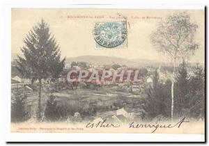 Bourbonne les Bains Old Postcard General view Vallon Montletang