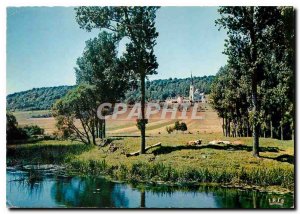 Postcard Modern Domremy Bois Chenu Basilica