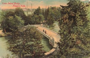 1912 Luna Island Bridge Niagara Falls NY Postcard S. H. Knox & Co. Posted