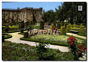 Postcard Modern Braga Gardens of St. Barbara