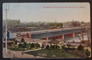 Philadelphia, PA - Fairmount Park, Girard Avenue and P.R.R. Bridges - 1912