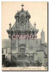 Old Postcard Nevers Visitation Chapel Portal