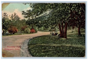 1912 Beardsley Park Bridgeport Connecticut CT Posted Antique Postcard 