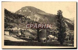 Old Postcard Bourg St Maurice Tour de Rochefort and the Mont Combottier