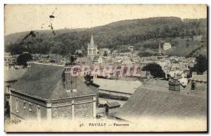 Old Postcard Panorama Pavilly