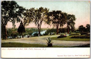 1910's Esplanade At East Side Park Patterson New Jersey NJ Posted Postcard