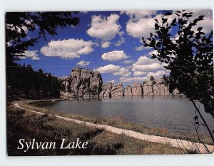 Postcard Sylvan Lake, Custer State Park, South Dakota