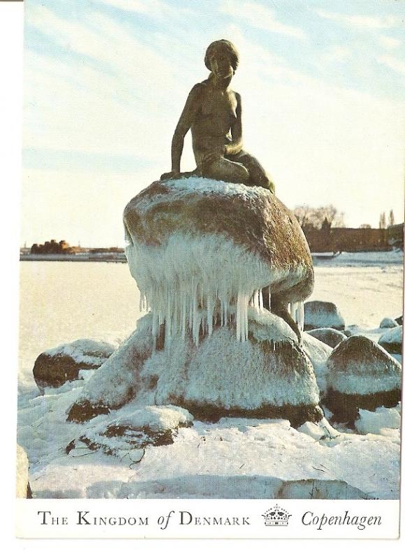 Postal 046003 : The Kingdom of Denmark. Copenhagen. The Little Mermaid at Lan...