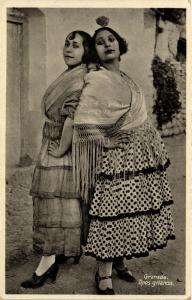CPA Espagne Granada - Tipos Gitanos (282066)