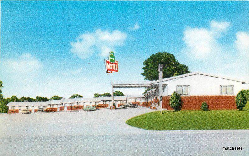 1950s Clover Leaf Motel roadside Lebanon Missouri Scott postcard 11612