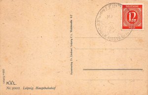 L090 Germany Hauptbahnhof Central Train Station Carriage postcard