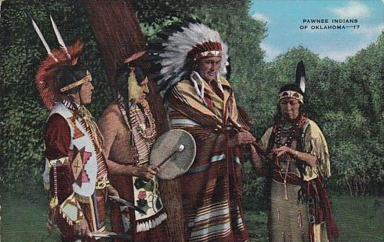 Pawnee Indian Chiefs In Attire 1941