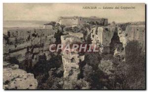 Old Postcard Syracuse Latomie Dai Cappuccini