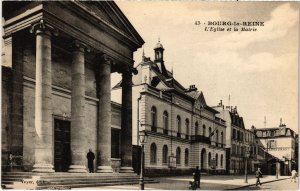 CPA Bourg la Reine Eglise et la Mairie (1314728)