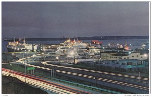 Ferry at Terminus , NORTH SYDNEY, Cape Breton , Nova Scotia , Canada , 50-60s #2