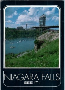 See It Niagara Falls as Seen From Goat Island New York Postcard