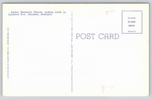 Anniston Alabama~Parker Memorial Church Bldg~Gothic Architecture~Vintage PC