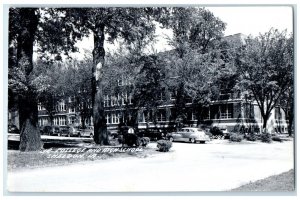 1964 Jr. College And High School Building Sheldon Iowa IA RPPC Photo Postcard