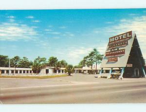 Unused Pre-1980 A&W RESTAURANT & MOTEL Brunswick Georgia GA s6733