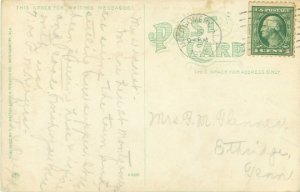Alabama River, Montgomery AL Postcard 1914 Postmark