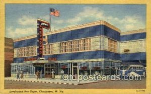 Greyhound bus depot Charleston West Virginia USA Unused close to perfect