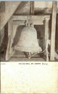 1908 The Old Bell San Miguel Church Santa Fe New Mexico Postcard