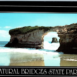 c1990s Santa Cruz, CA Natural Bridges State Park Ocean Arch Chrome 4x6 PC M18