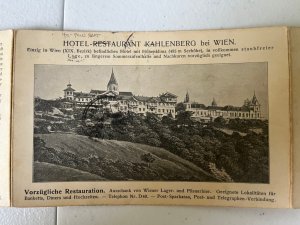 1922 Panorama Of Vienna Austria From Hotel Kahlenberg Fold-Out Postcard