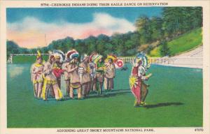 Cherokee Indians Doing Eagle Dance Cherokee North Carolina