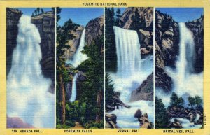 [ Linen ] US Wyoming Yellowstone - Yellowstone Waterfall Views