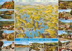 BG5945 naturpark nordeifel map cartes geographiques eifeler seenplatte   germany