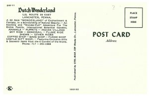 The Dutch Wonderland Monorail Lancaster, Pennsylvania Postcard