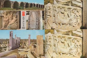 Perge Ruins incl Theatre Turkey 4x Postcard s