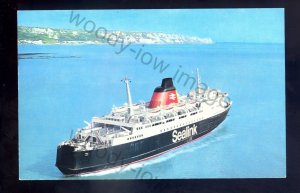 f2348 - Sealink Ferry - Horsa leaving Harbour - postcard